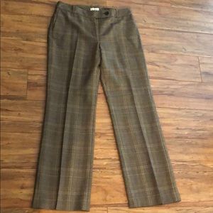 LOFT Full Lined Plaid Pants, Like New!!